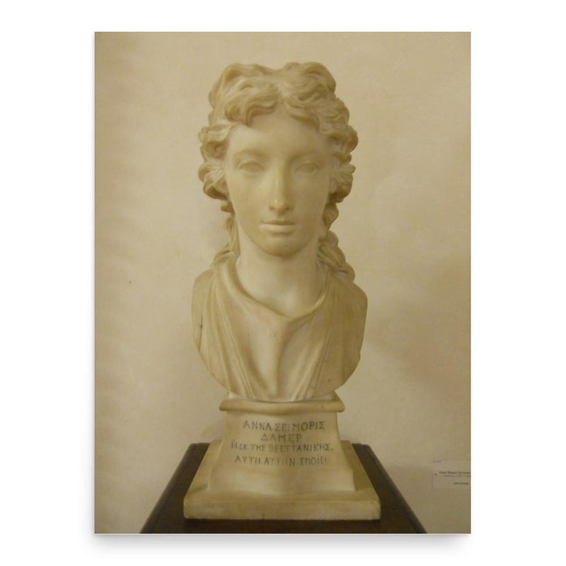 Anne Seymour Damer poster print, in size 18x24 inches.