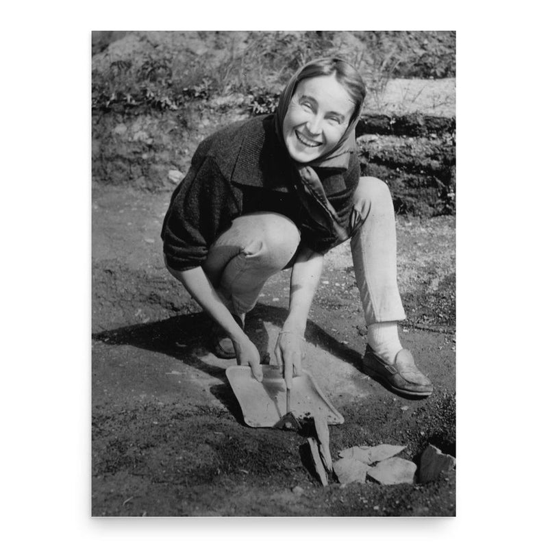 Anne Stine Ingstad poster print, in size 18x24 inches.