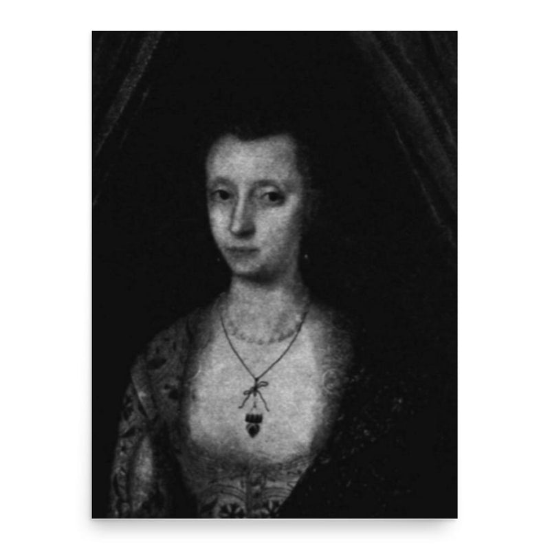 Anne Twysden poster print, in size 18x24 inches.