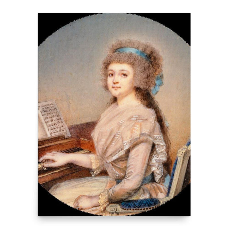 Anne de Balbi poster print, in size 18x24 inches.