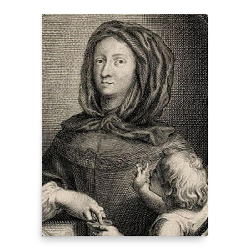 Anne de Melun poster print, in size 18x24 inches.