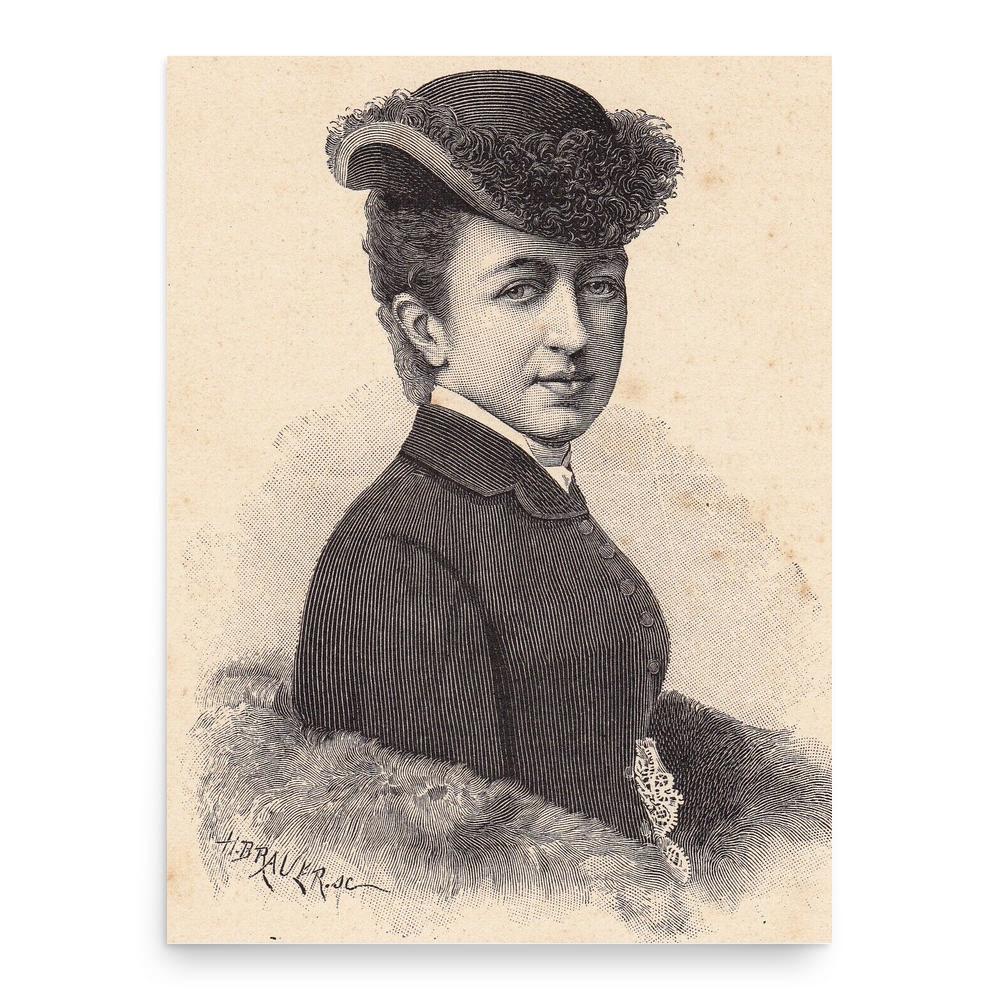 Anne de Rochechouart de Mortemart poster print, in size 18x24 inches.