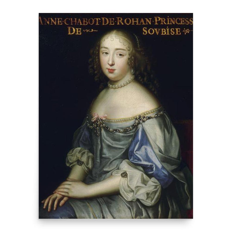Anne de Rohan-Chabot poster print, in size 18x24 inches.