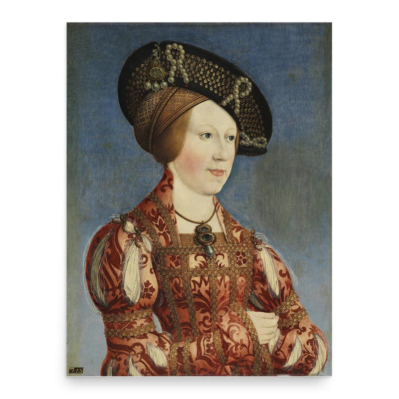 Anne of Bohemia and Hungary poster print, in size 18x24 inches.