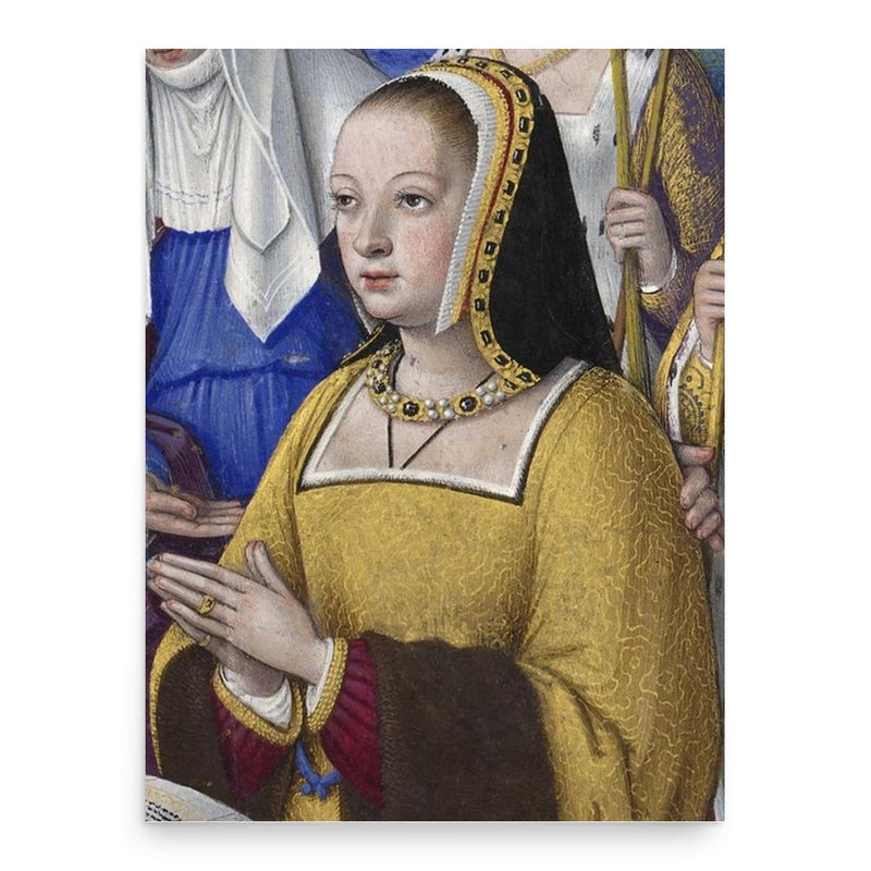 Anne of Brittany poster print, in size 18x24 inches.