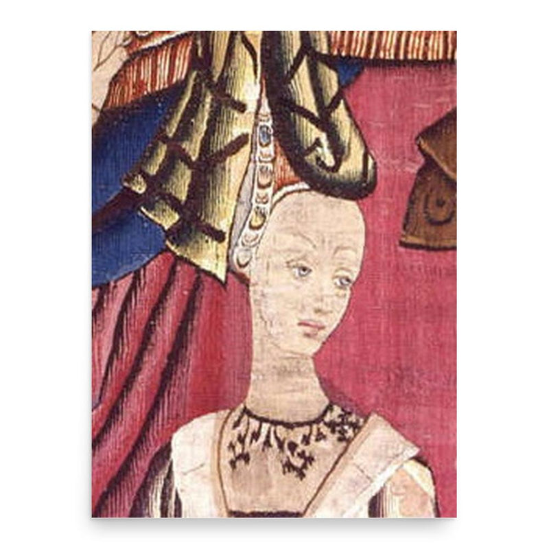 Anne of Cyprus poster print, in size 18x24 inches.