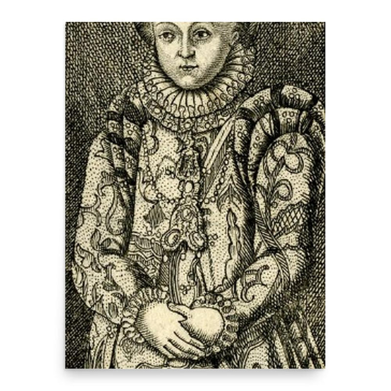 Anne of Ostfriesland poster print, in size 18x24 inches.
