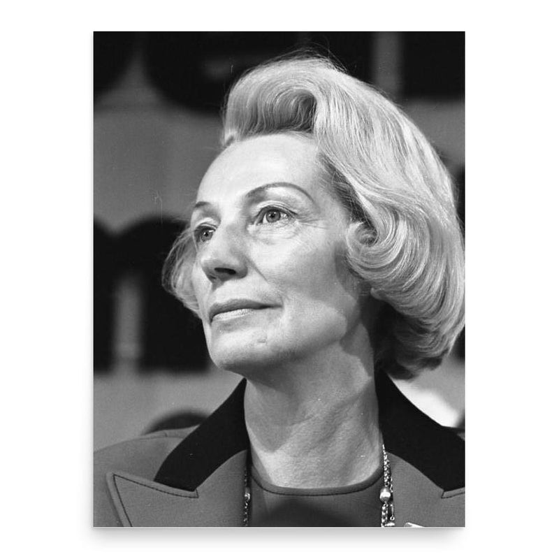 Annemarie Renger poster print, in size 18x24 inches.