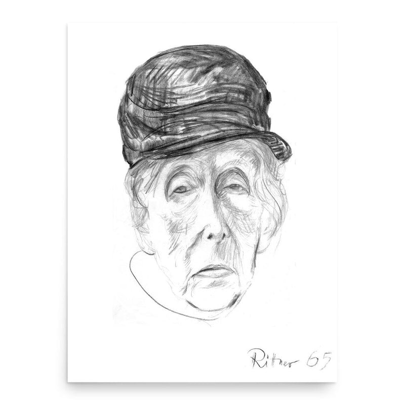 Annette Kolb poster print, in size 18x24 inches.