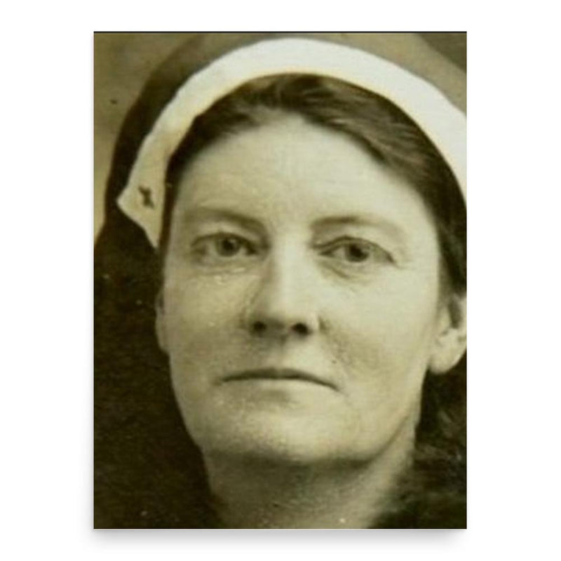 Annie Brewer poster print, in size 18x24 inches.