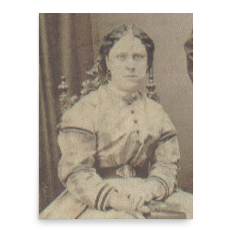 Annie Chapman poster print, in size 18x24 inches.