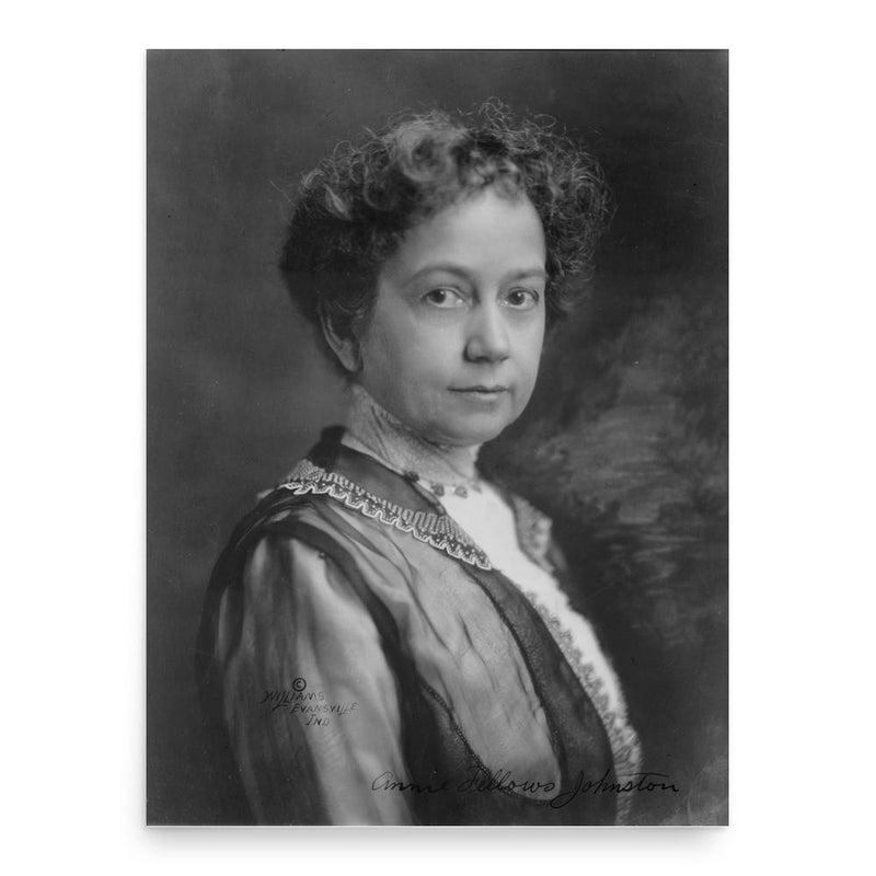 Annie Fellows Johnston poster print, in size 18x24 inches.