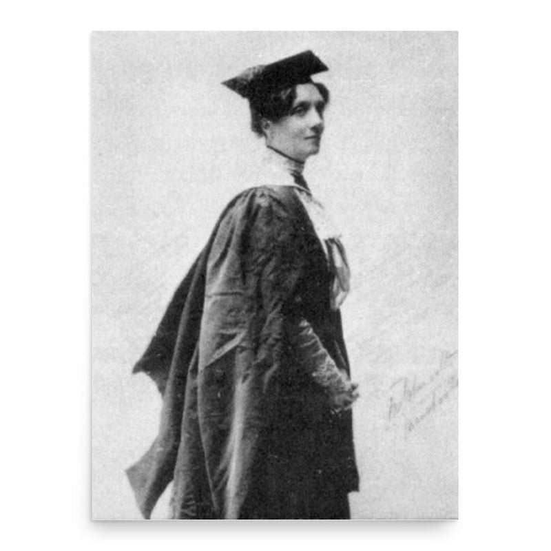 Annie Horniman poster print, in size 18x24 inches.