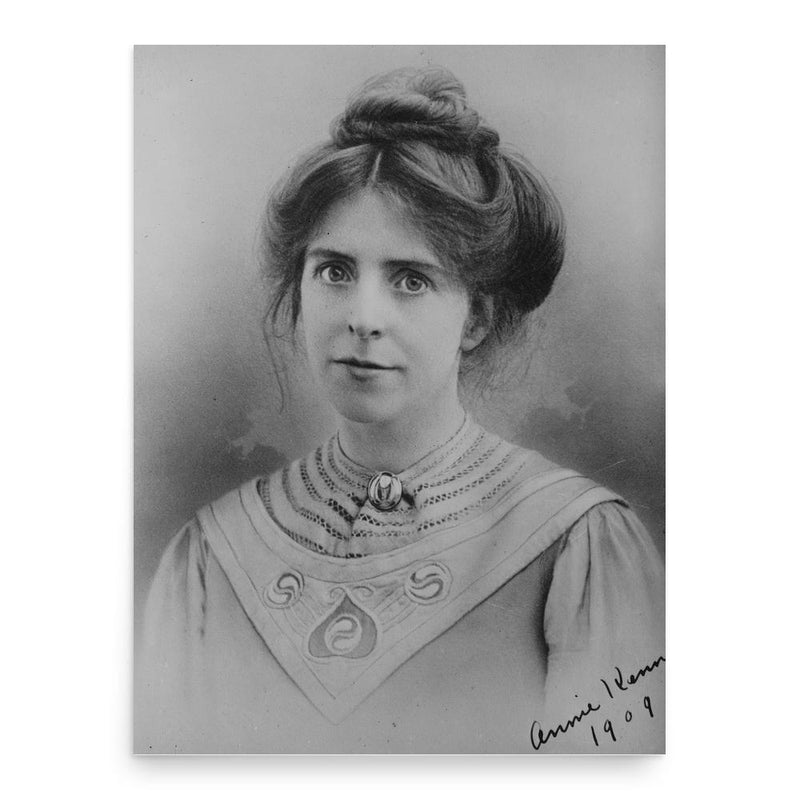 Annie Kenney poster print, in size 18x24 inches.