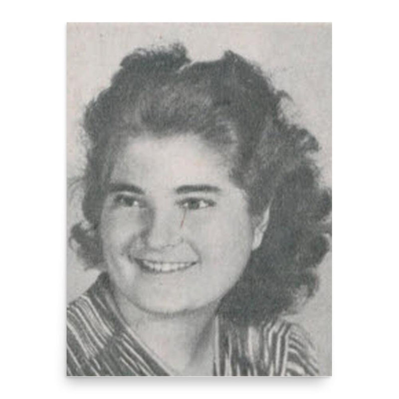 Annie Kriegel poster print, in size 18x24 inches.