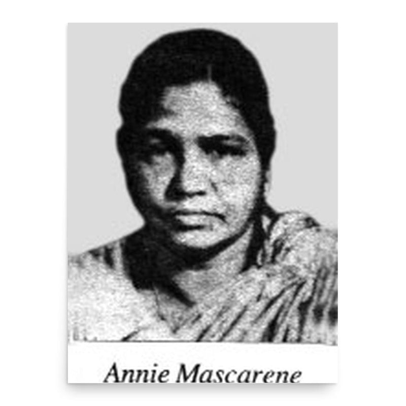 Annie Mascarene poster print, in size 18x24 inches.