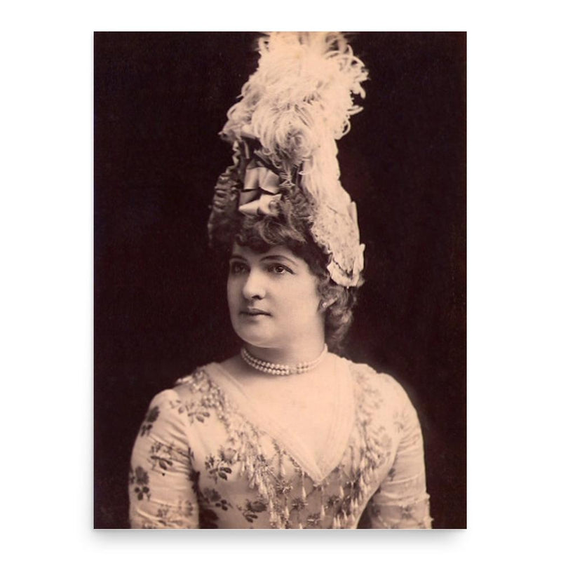 Annie Pixley poster print, in size 18x24 inches.