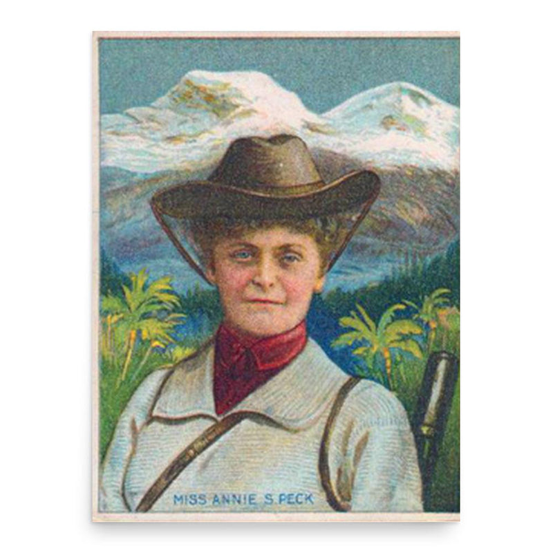Annie Smith Peck poster print, in size 18x24 inches.