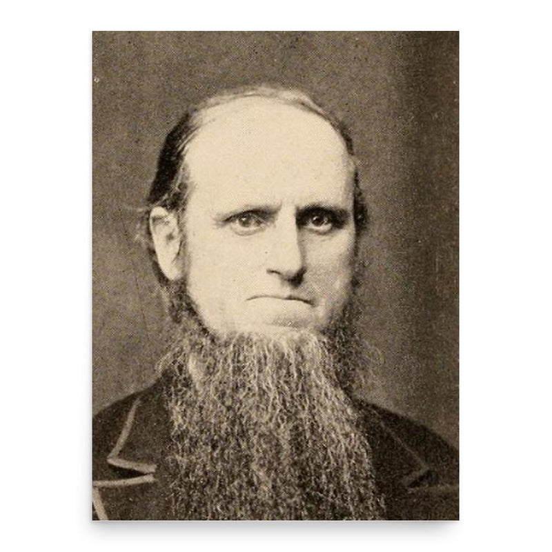 Ansel Bourne poster print, in size 18x24 inches.