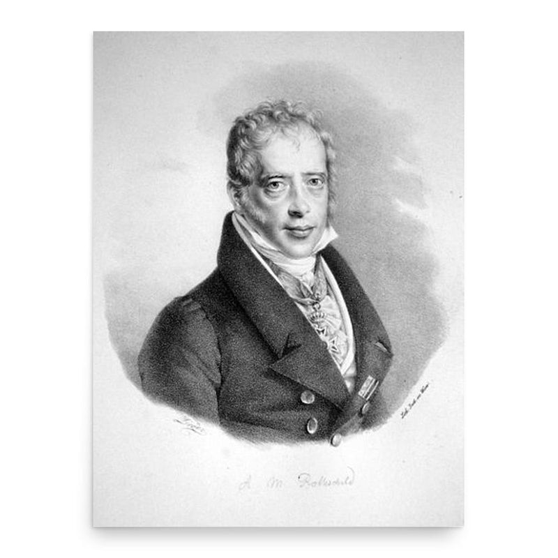 Anselm Salomon von Rothschild poster print, in size 18x24 inches.