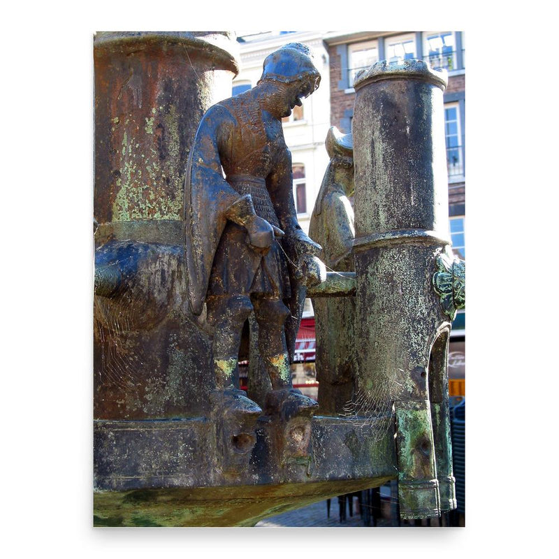 Ansfried of Utrecht poster print, in size 18x24 inches.