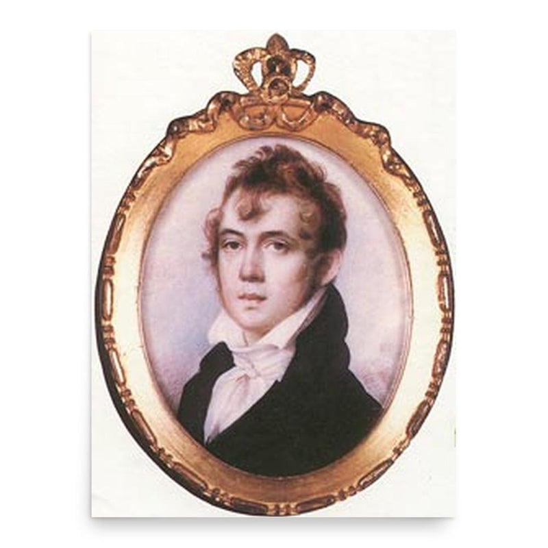 Anson Dickinson poster print, in size 18x24 inches.