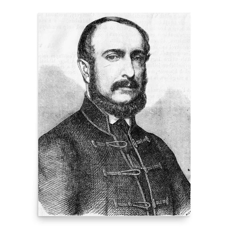 Antal Csengery poster print, in size 18x24 inches.