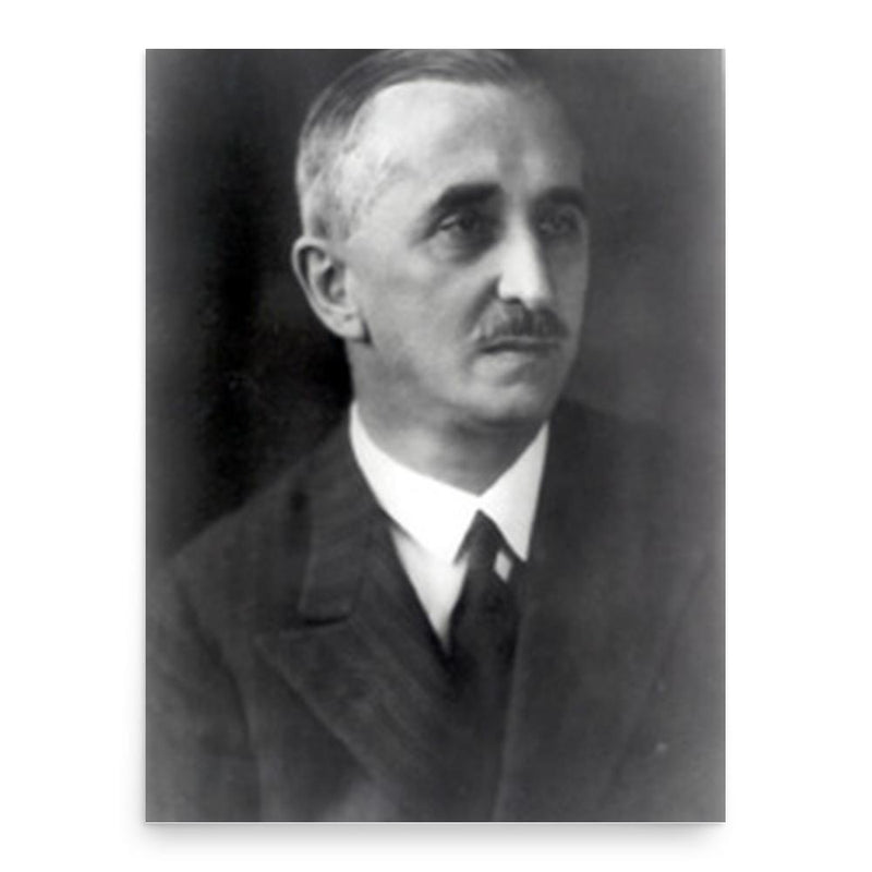 Antal Hekler poster print, in size 18x24 inches.