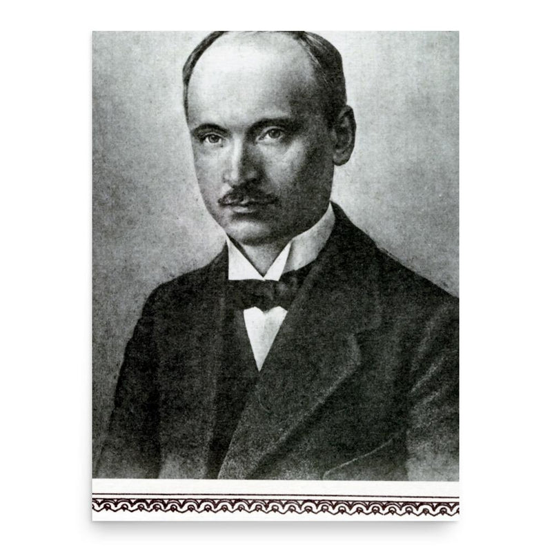 Antanas Vienuolis poster print, in size 18x24 inches.