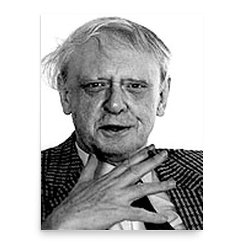 Anthony Burgess poster print, in size 18x24 inches.