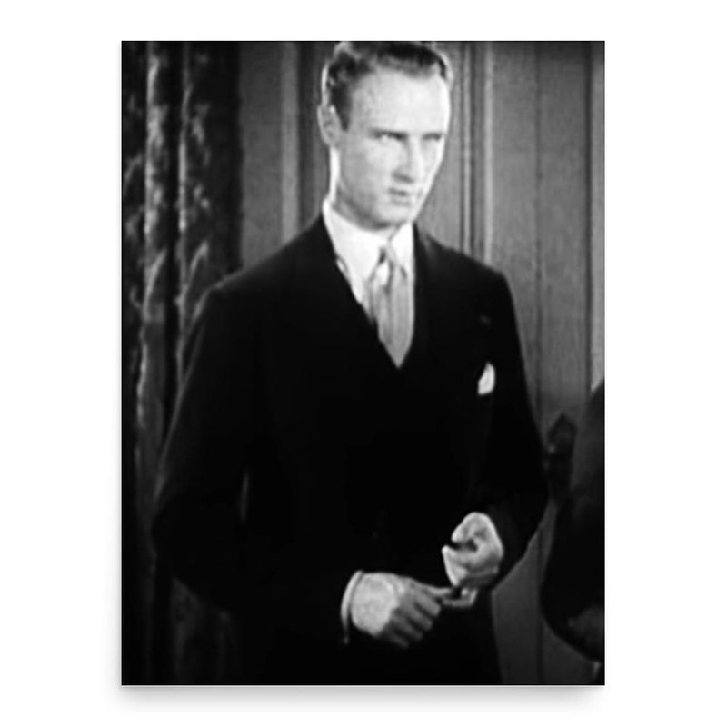 Anthony Bushell poster print, in size 18x24 inches.