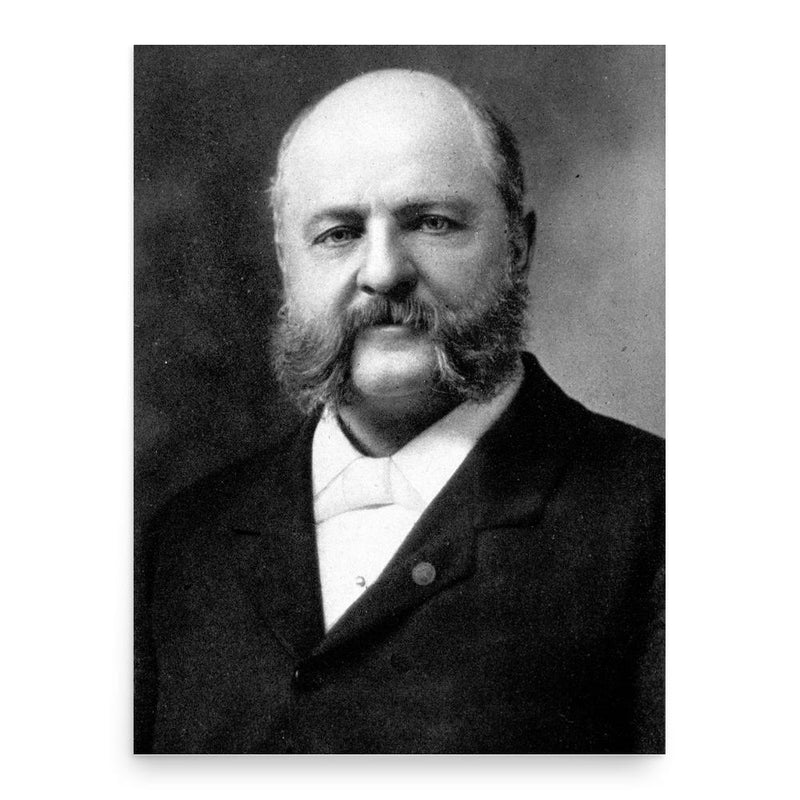 Anthony Comstock poster print, in size 18x24 inches.