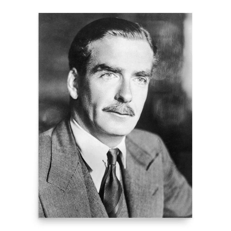 Anthony Eden poster print, in size 18x24 inches.