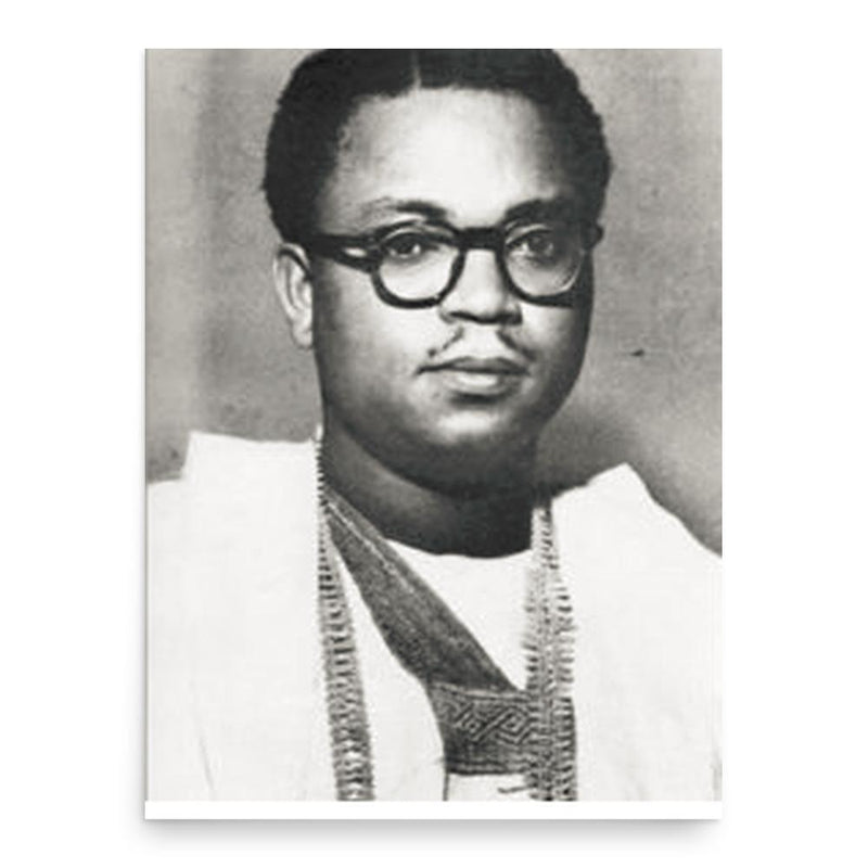 Anthony Enahoro poster print, in size 18x24 inches.