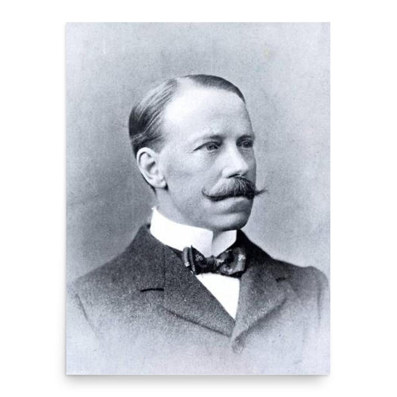 Anthony George Lyster poster print, in size 18x24 inches.