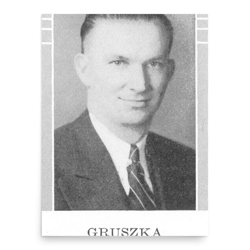 Anthony Gruszka poster print, in size 18x24 inches.