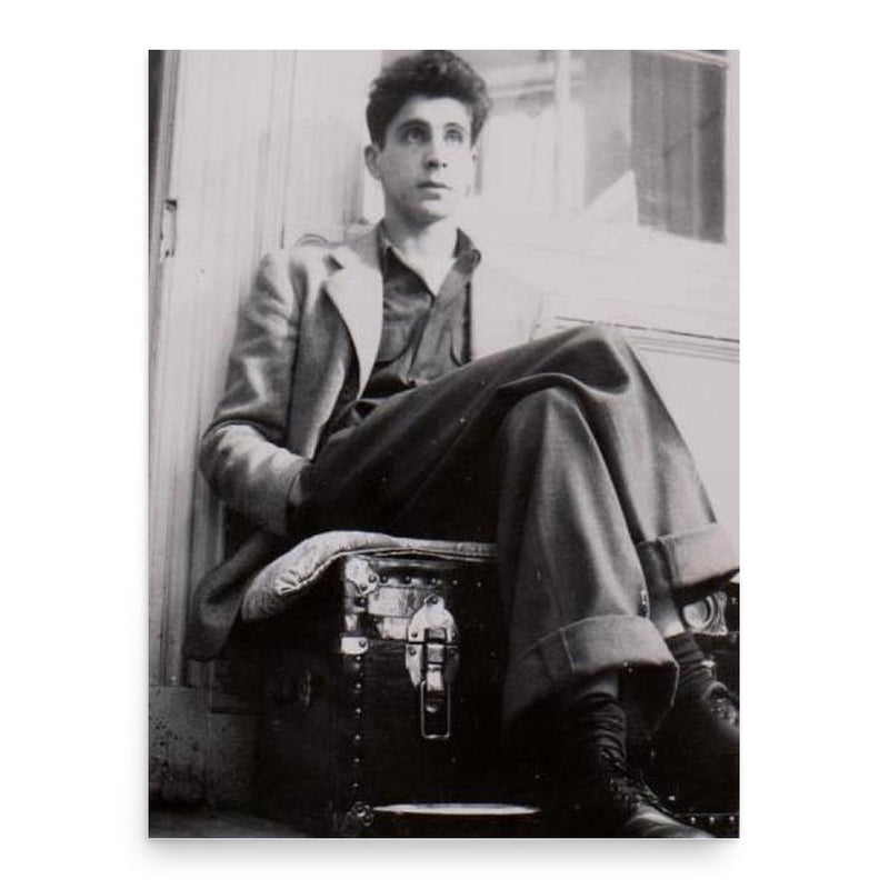 Anthony Hecht poster print, in size 18x24 inches.