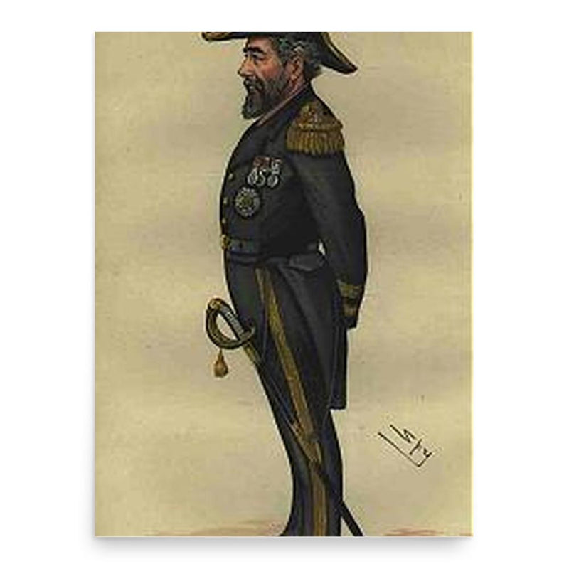 Anthony Hoskins poster print, in size 18x24 inches.