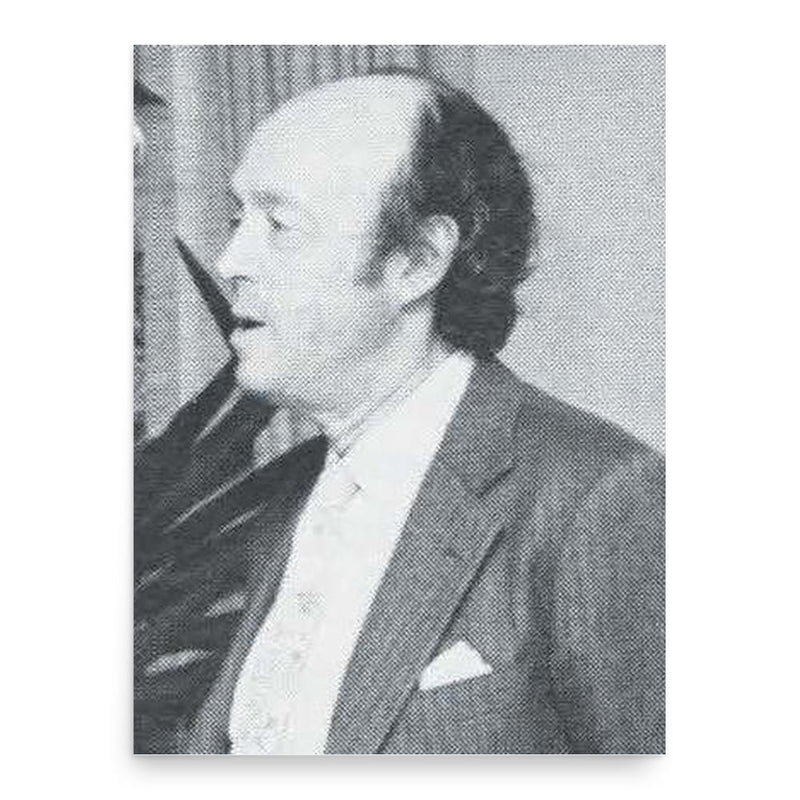 Anthony Lewis poster print, in size 18x24 inches.