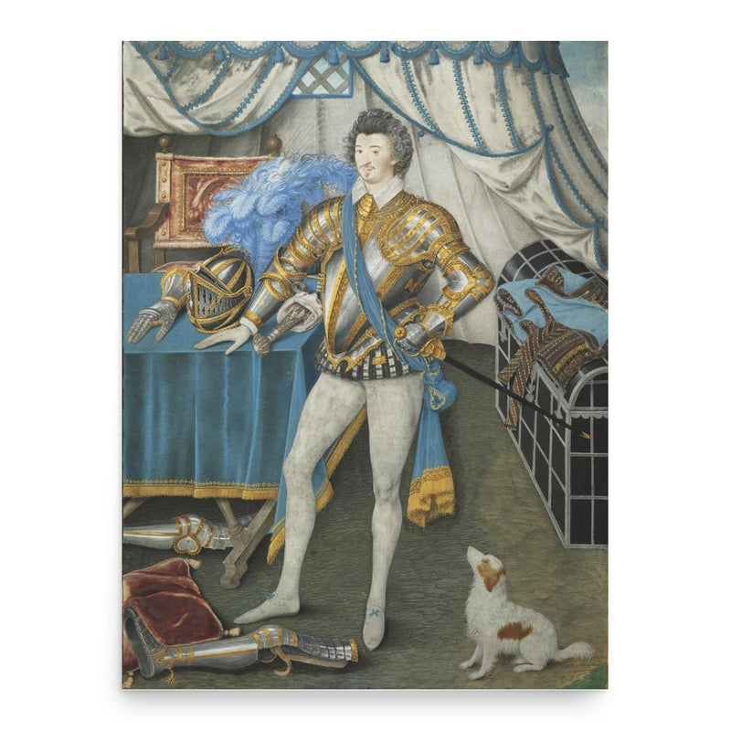 Anthony Mildmay poster print, in size 18x24 inches.