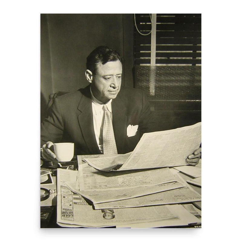 Anthony Ross poster print, in size 18x24 inches.