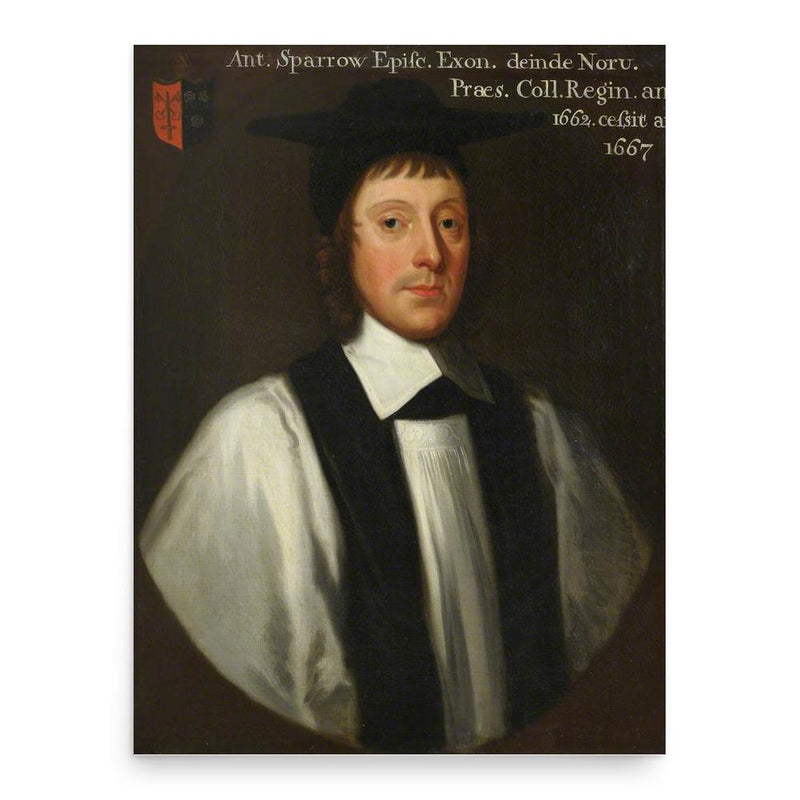 Anthony Sparrow poster print, in size 18x24 inches.