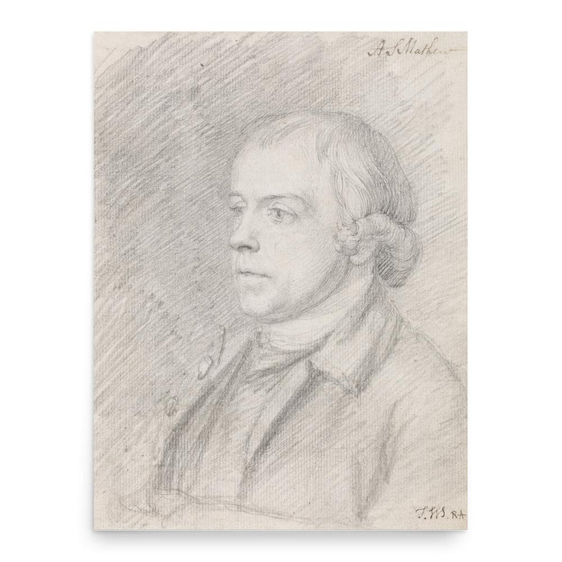 Anthony Stephen Mathew poster print, in size 18x24 inches.