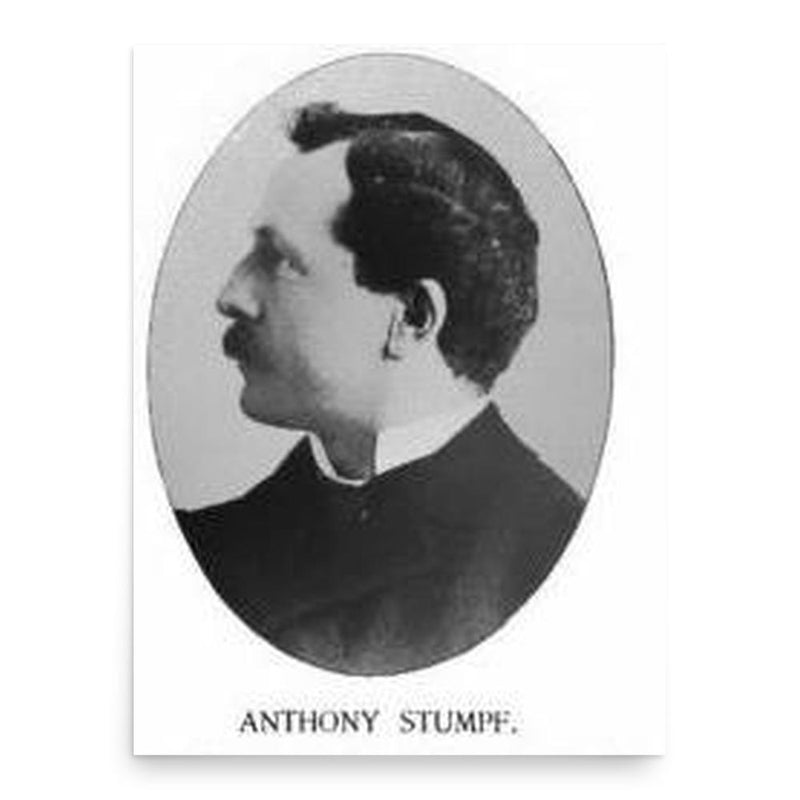 Anthony Stumpf poster print, in size 18x24 inches.