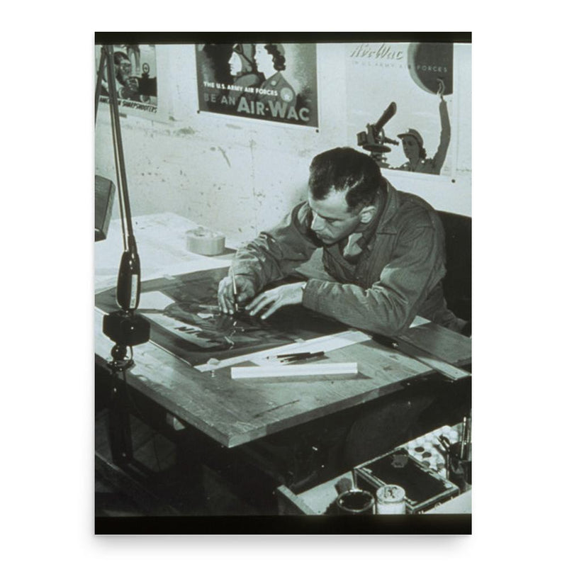 Anthony Velonis poster print, in size 18x24 inches.