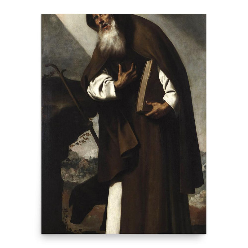 Anthony the Great poster print, in size 18x24 inches.