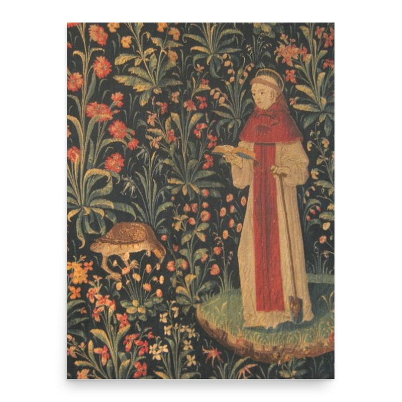 Anthony the Hermit poster print, in size 18x24 inches.