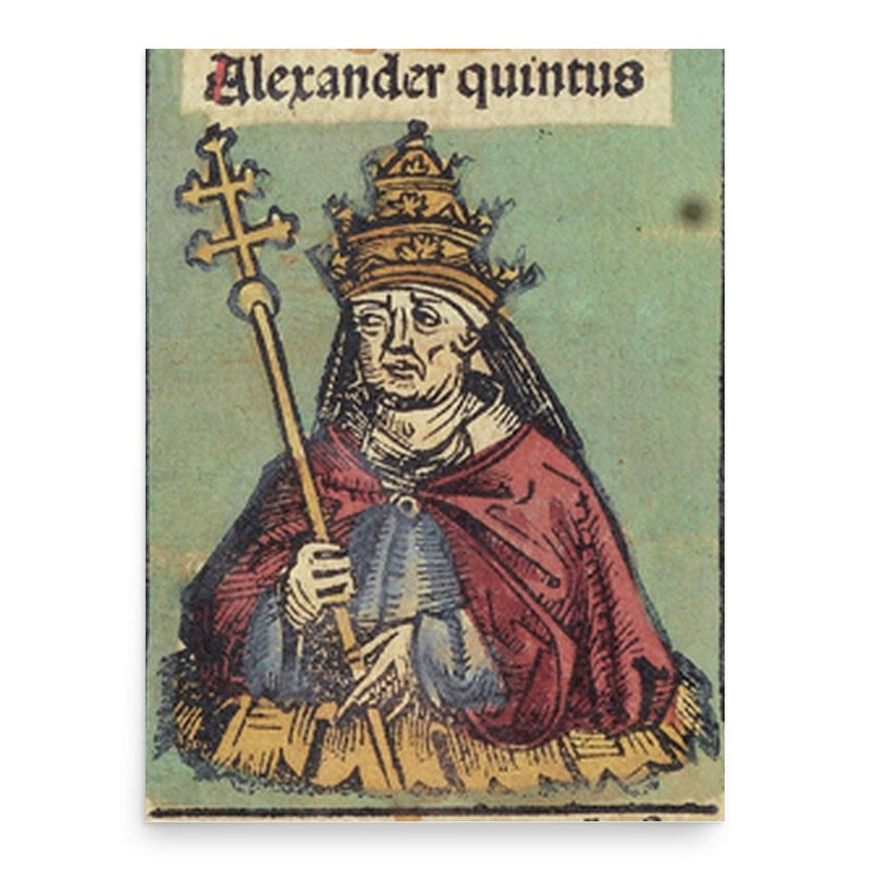 Antipope Alexander V poster print, in size 18x24 inches.