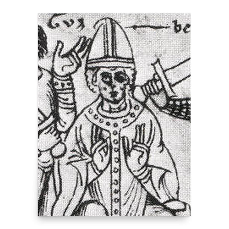 Antipope Clement III poster print, in size 18x24 inches.