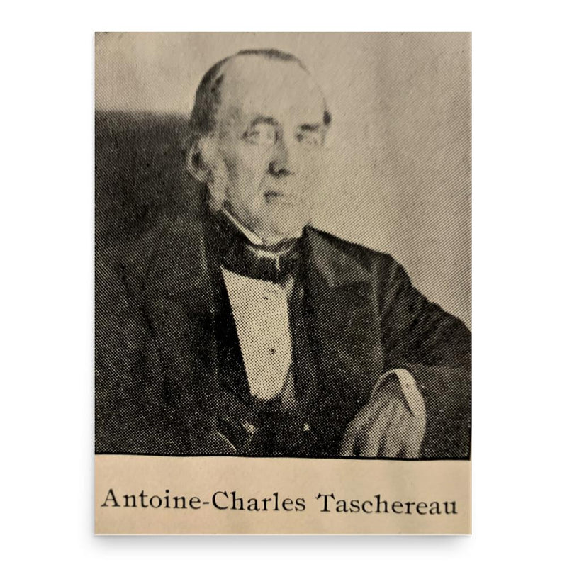 Antoine-Charles Taschereau poster print, in size 18x24 inches.